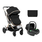 Kikka Boo kolica za bebe sa autosedištem Kaia premium I-Size Black  