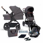 Kinderkraft dečija kolica 3u1 B-Tour Mink dark grey