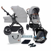 Kinderkraft dečija kolica 3u1 B-Tour Mink light grey 