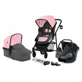 Kolica za bebe 3u1 set Juli Pink Kinderkraft