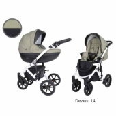 Kunert kolica za bebe 2u1 set Mila beli ram 14