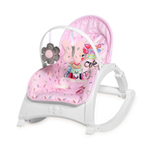 Lorelli ležaljka/ljuljaška za bebe Enjoy Pink Travelling 2020