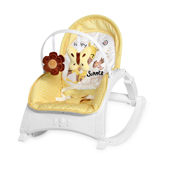 Lorelli ležaljka/ljuljaška za bebe Enjoy Yellow Giraffe 2020