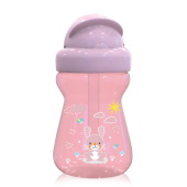 Lorelli sportska flašica sa slamčicom mini 200ml 6+ animals blush pink