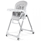 Peg Perego  hranilica za bebe Prima Papa Follow me Linear Grey