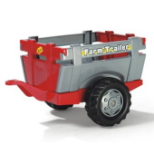 Rolly Toys prikolica za traktor na pedale crvena 349 122097