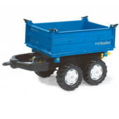 Rolly Toys prikolica za traktor na pedale Mega plava 121106