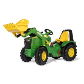 Rolly Toys traktor na pedale sa utovarivačem i menjačem John Deer Premium 651078
