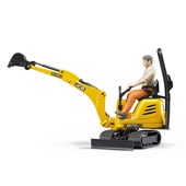 Bruder JCB mini rovokopač 8010 CTS sa figurom 620028