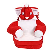 Fotelja za decu na razvlačenje Slonče crveno-bela