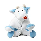 Jastuče kravica plava