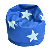 Lazy bag eko-koža sa zvezdicama plavi