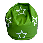 Lazy bag eko-koža sa zvezdicama zeleni