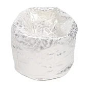 Lazy bag eko-koža srebrni