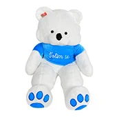 Meda Laki veliki 170cm sa plavom majicom (tekst po izboru)