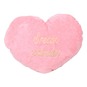 Plišano jastuče srce 76x63cm - roze