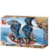 Sluban kocke piratski brod 512 kom