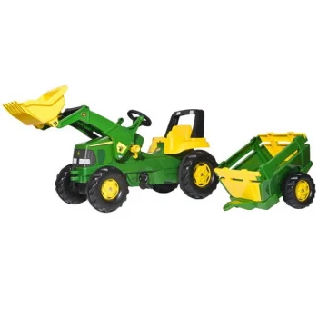 Rolly Toys traktor na pedale sa utovarivačem i prikolicom John Deere 811496 Rolly Toys traktor na pedale sa utovarivačem i prikolicom John Deere 811496