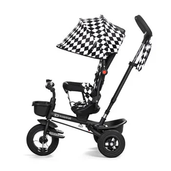 Tricikl Aveo 2u1 black Kinderkraft-1 Tricikl Aveo 2u1 black Kinderkraft-1