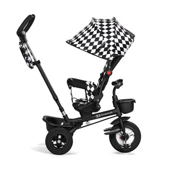 Tricikl Aveo 2u1 black Kinderkraft-2 Tricikl Aveo 2u1 black Kinderkraft-2