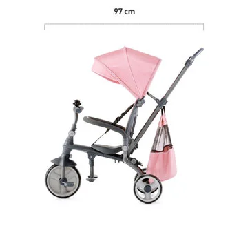 Tricikl Jazz Pink Kinderkraft-4 Tricikl Jazz Pink Kinderkraft-4