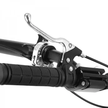 Trotinet za odrasle sa ručnom kočnicom 658 Maxi crni sklapajući -3