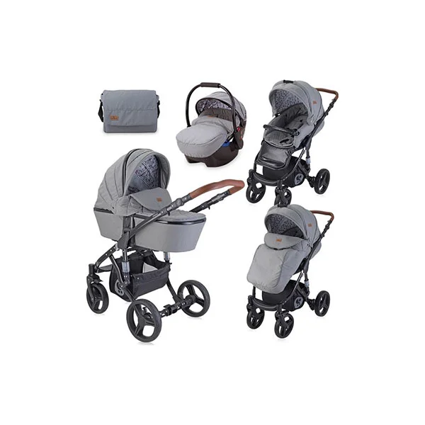 Lorelli kolica Rimini set dark grey black lighthouse -1 Lorelli kolica Rimini set dark grey black lighthouse -1