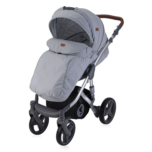 Lorelli kolica rimini set grey black dots -7 Lorelli kolica rimini set grey black dots -7