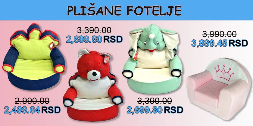 Pli&scaron;ane fotelje